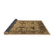 Sideview of Oriental Brown Industrial Rug, urb539brn