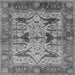 Square Oriental Gray Industrial Rug, urb539gry