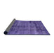 Sideview of Mid-Century Modern Purple Persian Rug, urb540