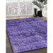 Machine Washable Industrial Modern Amethyst Purple Rug in a Family Room, wshurb540