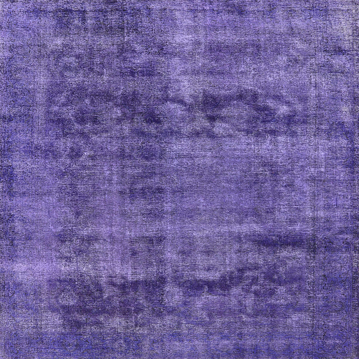 Square Machine Washable Industrial Modern Amethyst Purple Rug, wshurb540