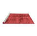 Bohemian Red Washable Rugs