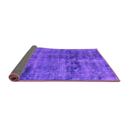 Sideview of Persian Purple Bohemian Rug, urb540pur