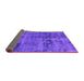 Sideview of Persian Purple Bohemian Rug, urb540pur