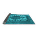 Sideview of Oriental Light Blue Industrial Rug, urb541lblu