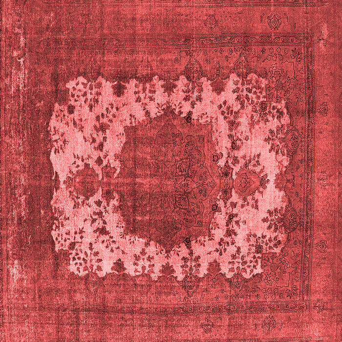 Machine Washable Oriental Red Industrial Rug, wshurb541red