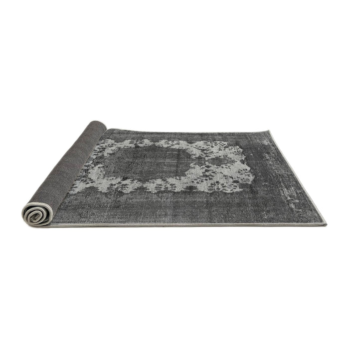Sideview of Oriental Gray Industrial Rug, urb541gry