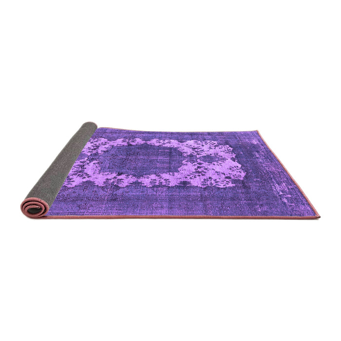 Sideview of Oriental Purple Industrial Rug, urb541pur