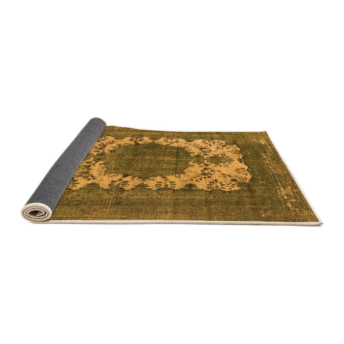 Sideview of Oriental Orange Industrial Rug, urb541org