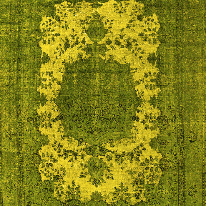 Oriental Yellow Industrial Rug, urb541yw