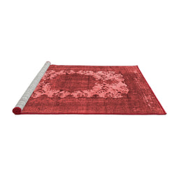 Industrial Red Washable Rugs