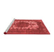 Industrial Red Washable Rugs