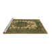 Sideview of Machine Washable Oriental Brown Industrial Rug, wshurb541brn