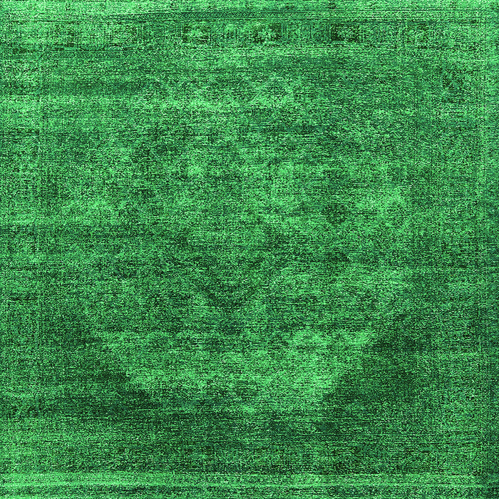 Square Persian Green Bohemian Rug, urb542grn