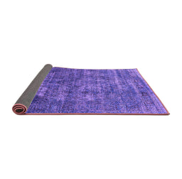 Sideview of Persian Purple Bohemian Rug, urb542pur