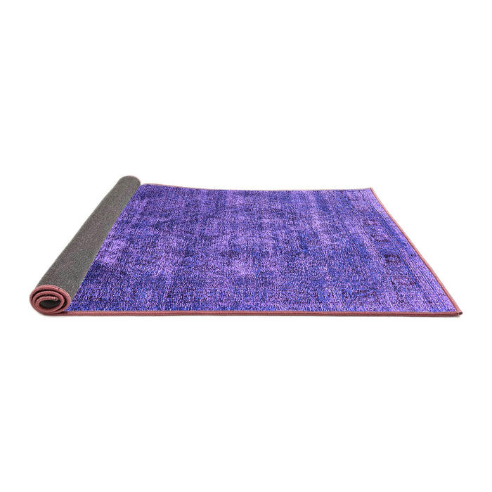 Sideview of Persian Purple Bohemian Rug, urb542pur