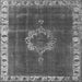 Square Oriental Gray Industrial Rug, urb543gry