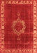 Machine Washable Oriental Orange Industrial Area Rugs, wshurb543org