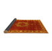 Sideview of Oriental Yellow Industrial Rug, urb543yw