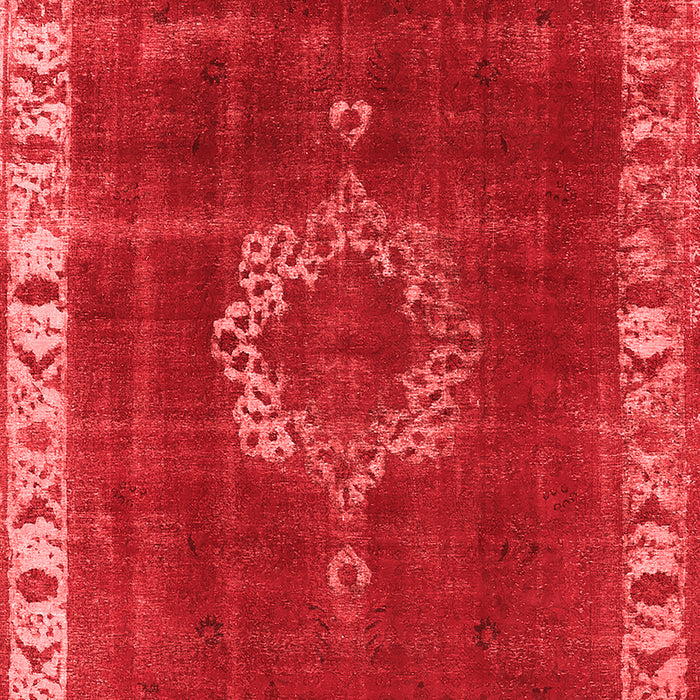 Machine Washable Oriental Red Industrial Rug, wshurb543red