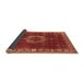 Sideview of Oriental Brown Industrial Rug, urb543brn