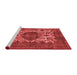 Industrial Red Washable Rugs