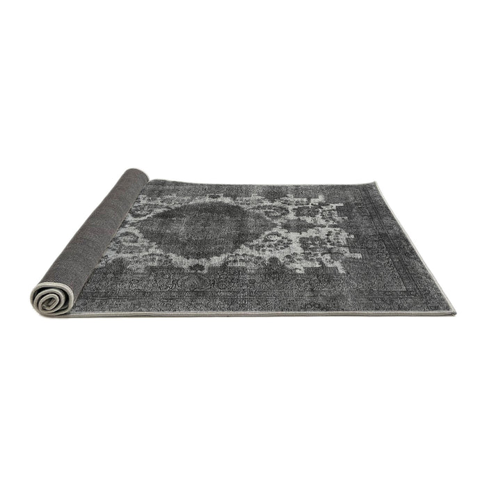 Sideview of Oriental Gray Industrial Rug, urb544gry