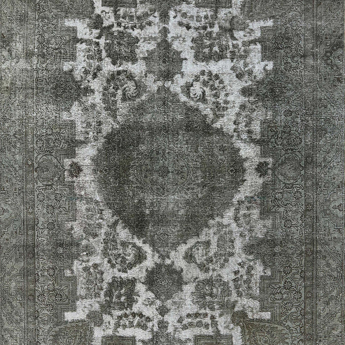 Mid-Century Modern Black Oriental Rug, urb544