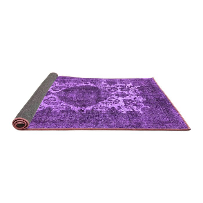 Sideview of Oriental Purple Industrial Rug, urb544pur