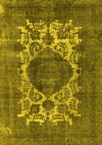 Oriental Yellow Industrial Rug, urb544yw