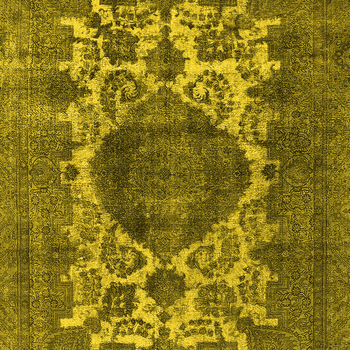 Oriental Yellow Industrial Rug, urb544yw