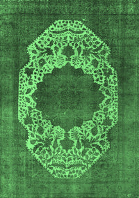 Oriental Emerald Green Industrial Rug, urb545emgrn