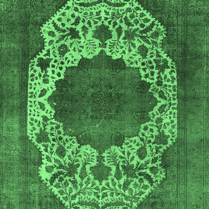 Oriental Emerald Green Industrial Rug, urb545emgrn