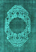 Oriental Turquoise Industrial Rug, urb545turq