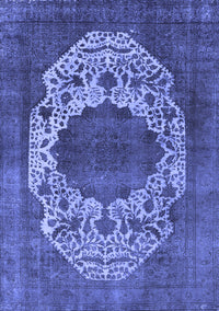 Oriental Blue Industrial Rug, urb545blu