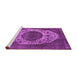 Sideview of Machine Washable Oriental Pink Industrial Rug, wshurb545pnk