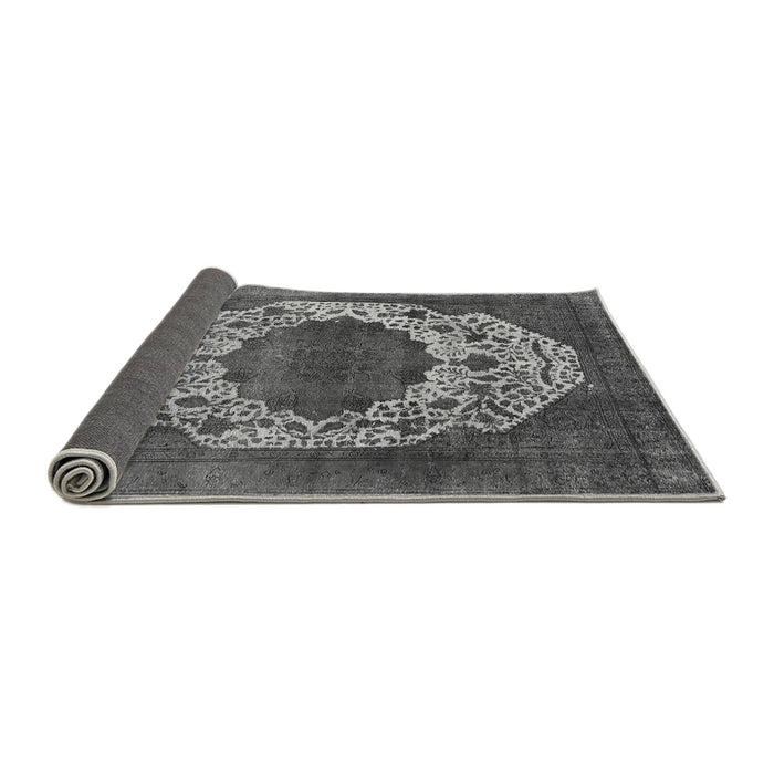 Sideview of Oriental Gray Industrial Rug, urb545gry
