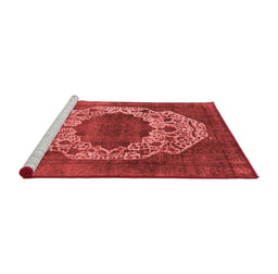 Industrial Red Washable Rugs