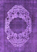Machine Washable Oriental Purple Industrial Area Rugs, wshurb545pur