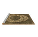 Sideview of Machine Washable Oriental Brown Industrial Rug, wshurb545brn