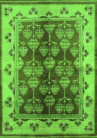 Oriental Green Industrial Rug, urb546grn