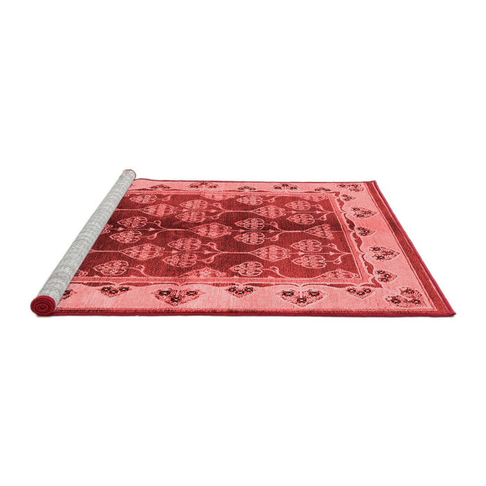 Industrial Red Washable Rugs