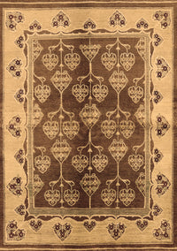 Oriental Brown Industrial Rug, urb546brn