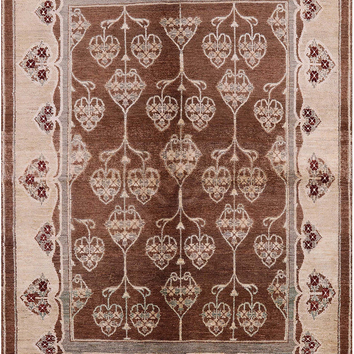 Machine Washable Industrial Modern Dark Sienna Brown Rug, wshurb546