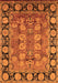 Machine Washable Oriental Orange Industrial Area Rugs, wshurb547org