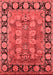 Oriental Red Industrial Area Rugs