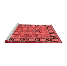 Industrial Red Washable Rugs