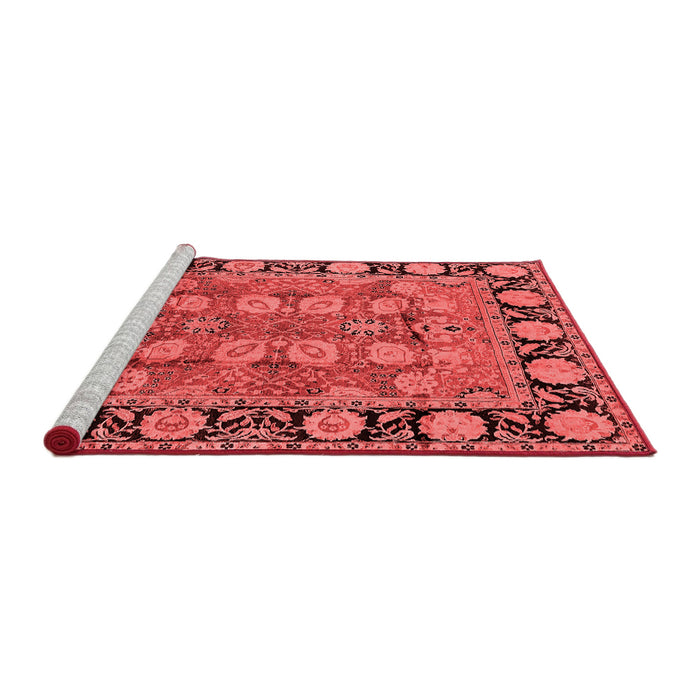 Industrial Red Washable Rugs