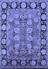 Oriental Blue Industrial Rug, urb547blu