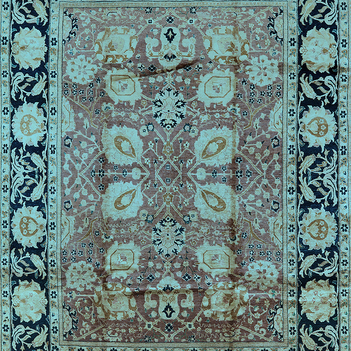 Oriental Light Blue Industrial Rug, urb547lblu